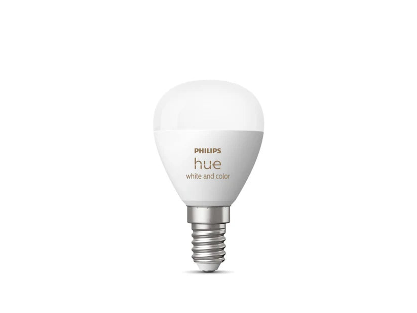 Philips Hue E14 Luster Candle White & Colour Globe