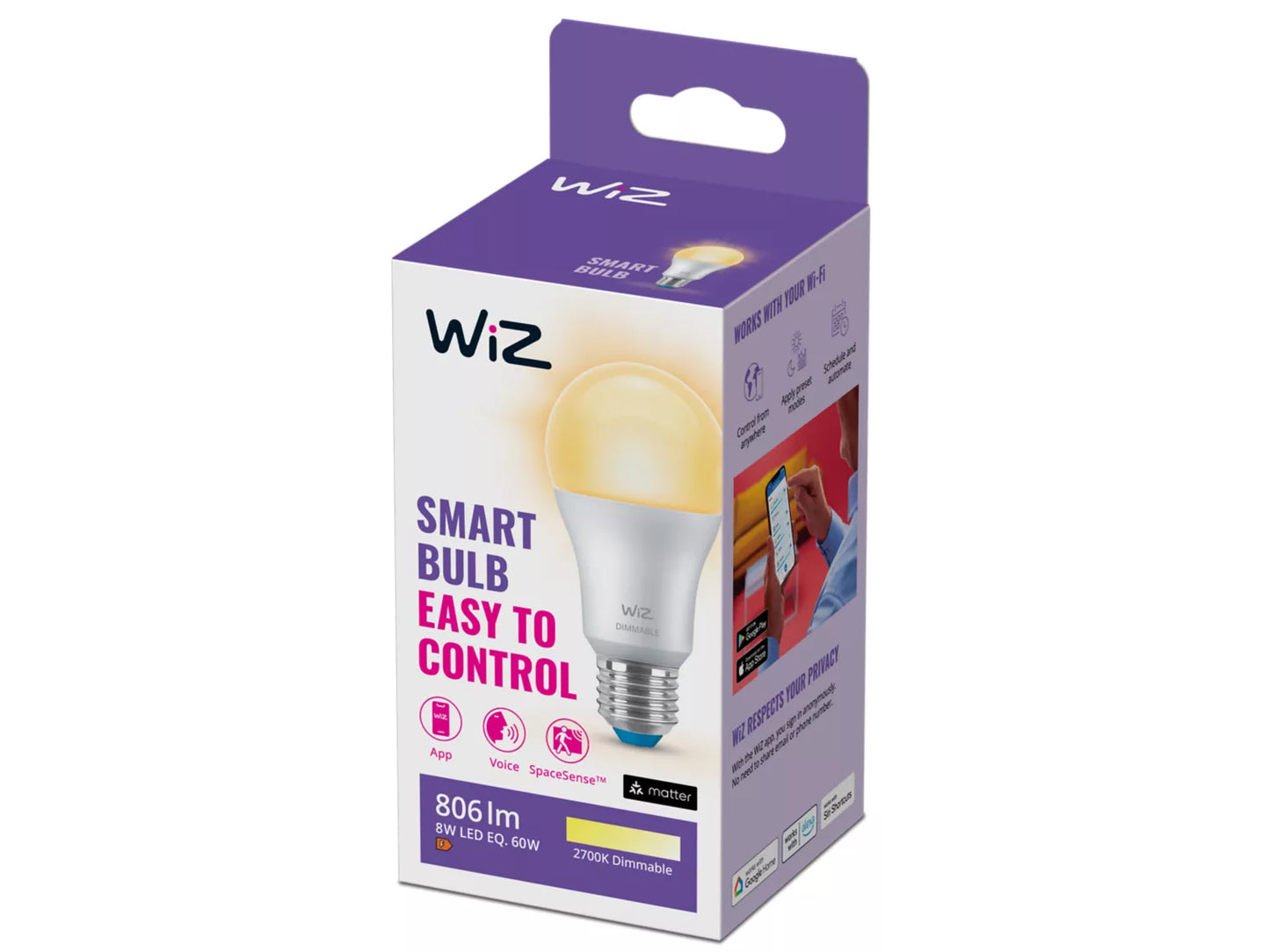 WiZ A60 Warm White Bulb