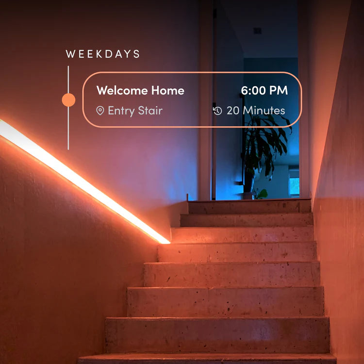 Lifx Beam at stairs