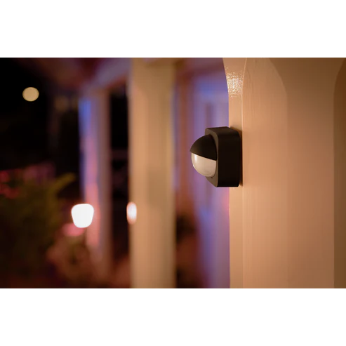 Philips Hue Outdoor Sensor mounted