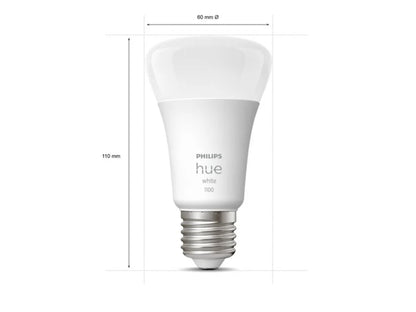 Philips Hue A60 - White Globe Measurement
