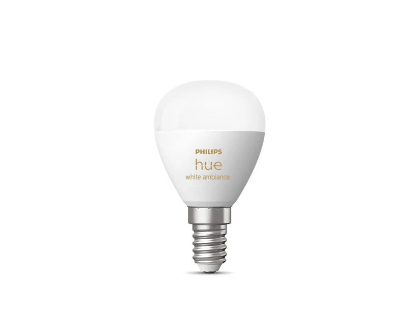 Philips Hue E14 Luster Candle Globe - White Ambiance