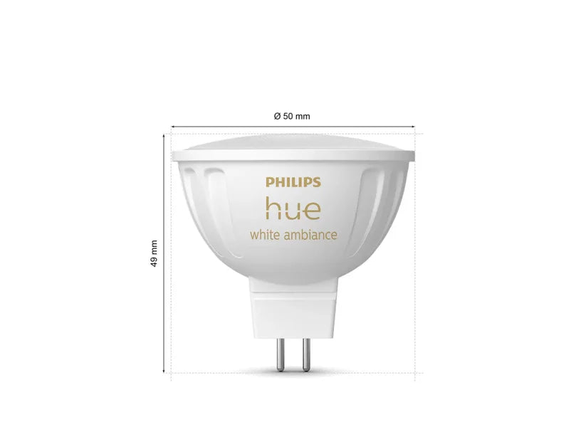 Philips Hue MR16 Globe - White Ambiance