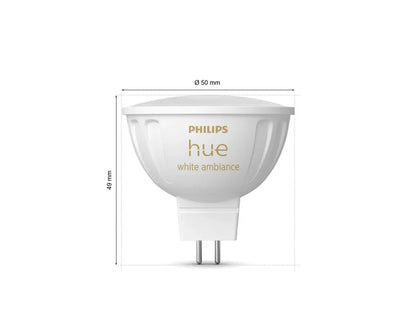 Philips Hue MR16 Globe - White Ambiance