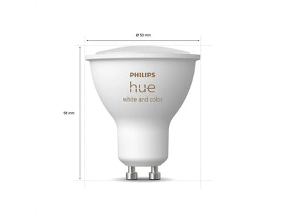 Philips Hue GU10 Globe - White and Color