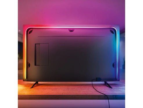 Philips Hue Play Gradient Lightstrip attached to tv