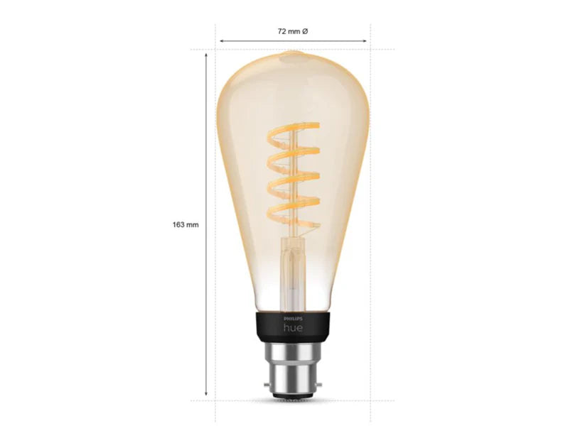 Philips Hue ST72 - White Ambiance B22 Filament Globe