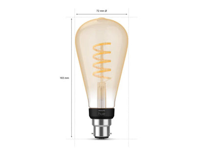 Philips Hue ST72 - White Ambiance B22 Filament Globe