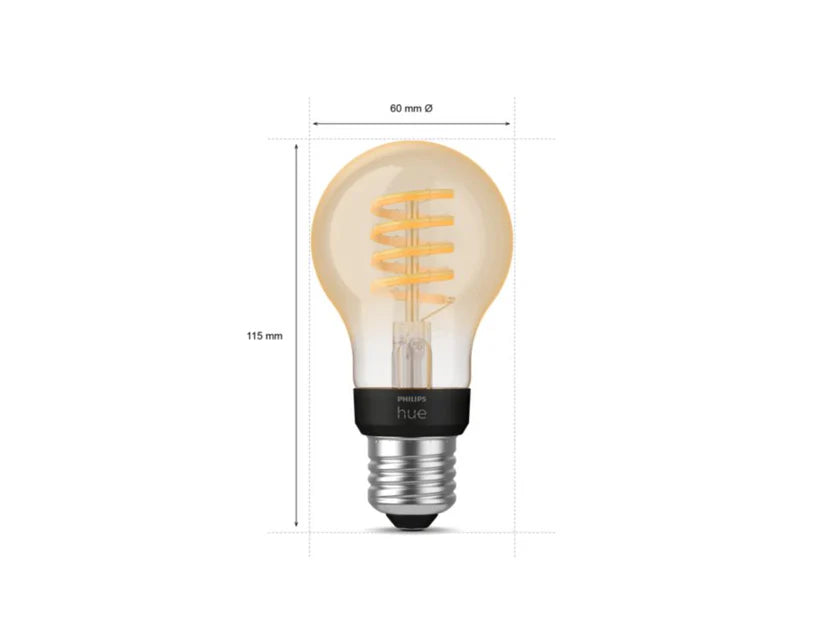 Philips Hue Filament A60 Globe measurement
